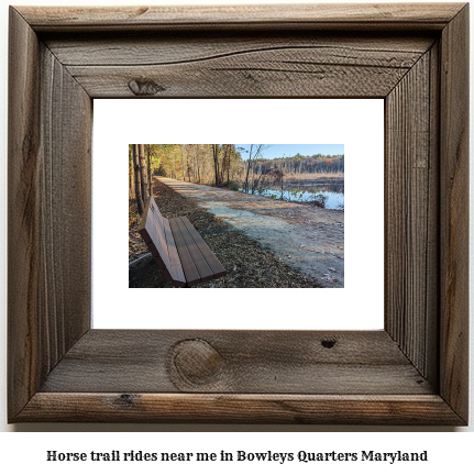 horse trail rides near me in Bowleys Quarters, Maryland